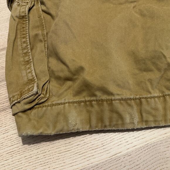 Abercrombie & Fitch Cargo Shorts Mens 32 Khaki Paratrooper Relaxed A&F Y2K *Read - Picture 15 of 16